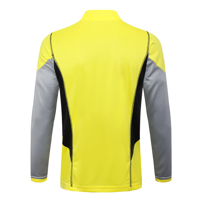 Conjunto Ziper Curto Flamengo 2024/25 Treino Amarelo