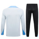 Conjunto Tottenham Zíper Curto Treino Branco 2024/25