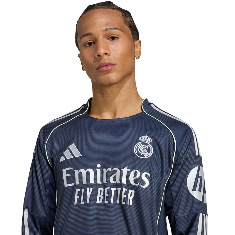 Camisa Real Madrid Manga Longa 2025/26 Away
